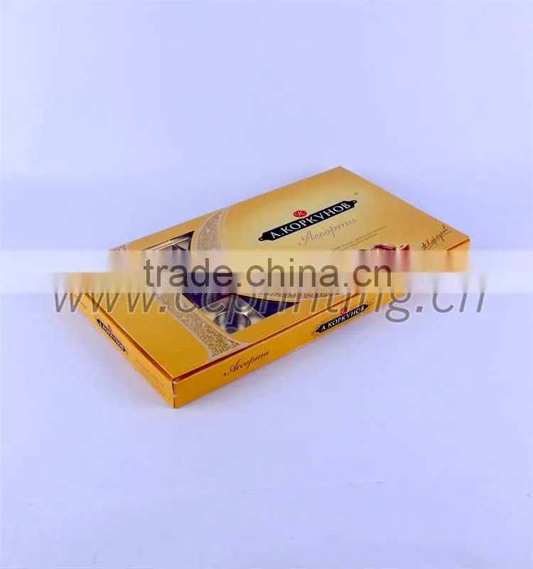 high quality children popular foldable chocolate paper box
