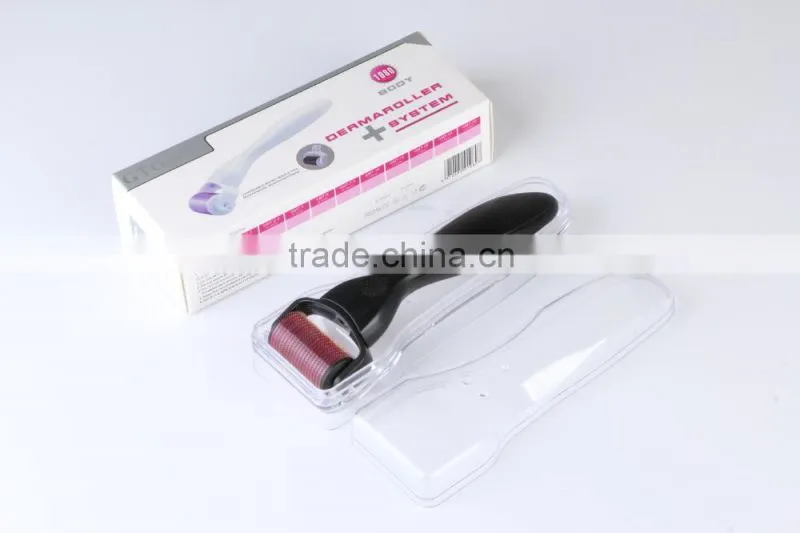 GTO Factory sales GTO1080 with changable head body micro needle roller derma skin roller 0.2-3.0mm CE approved