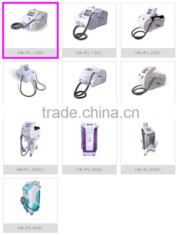2014 CE approved painless IPL permanent back hair removal