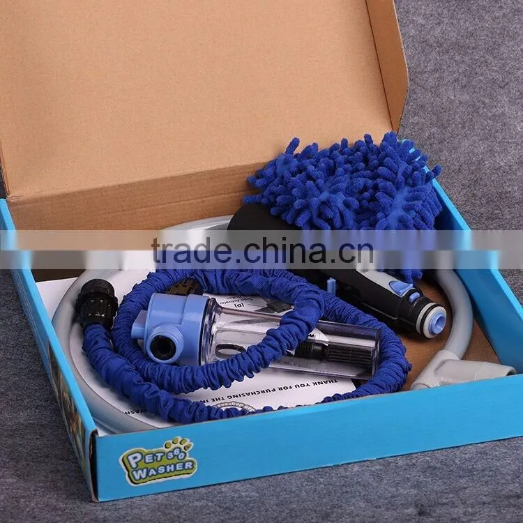 Hot as seen on TV items pet washer 360 with two modes ajusts water easy and lightweight