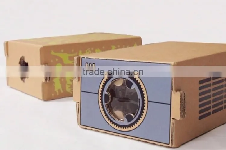 Functional compact data show projector for iPhone requiring no electricity