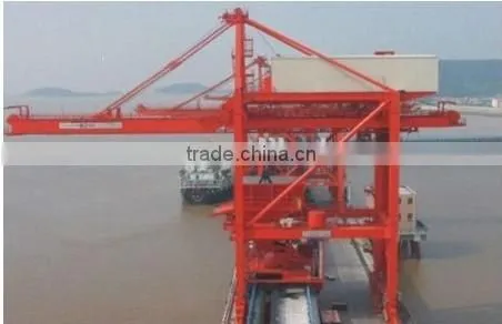 AR-100-2 ship unloader,bridge type grab ship unloader