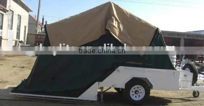 canvas cover camping trailer