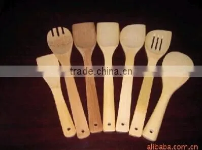 Bamboo spoon set kitchen utensils and chopsticks