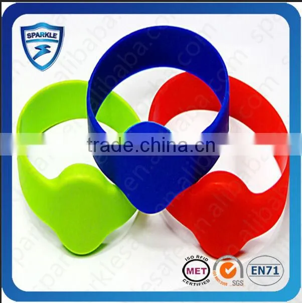 Printing f08 silicone rfid wristband for Event/club access control