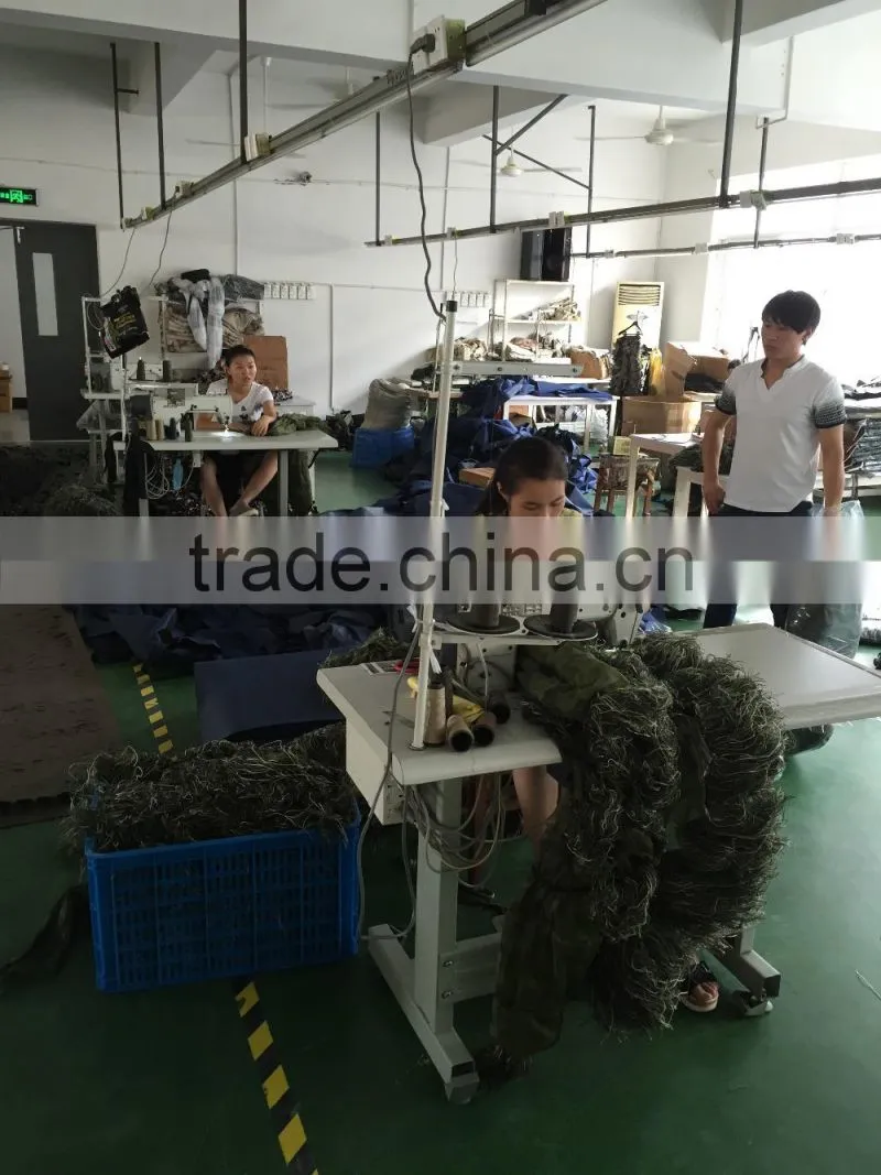 Snow camouflage clothing ghillie suit