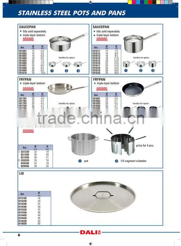 Commercial Stainless Steel Stockpot For Restaurant And Hotel