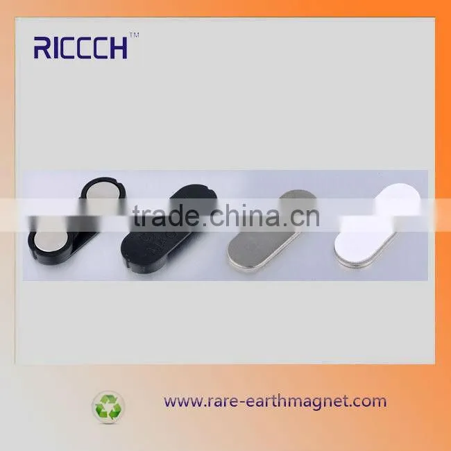 Promotional Fashion Design Magnetic Name Badges with 2 round discs