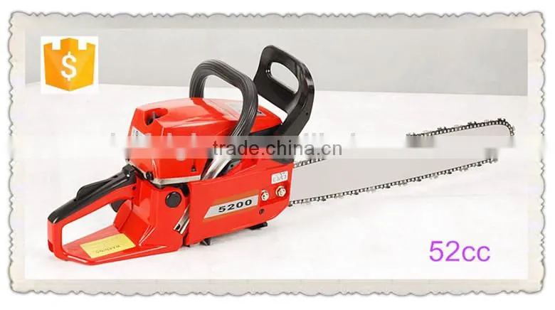 52CC CHAIN SAW 5200,WITH 18" OREGON CHAIN AND BAR,OIL BULB