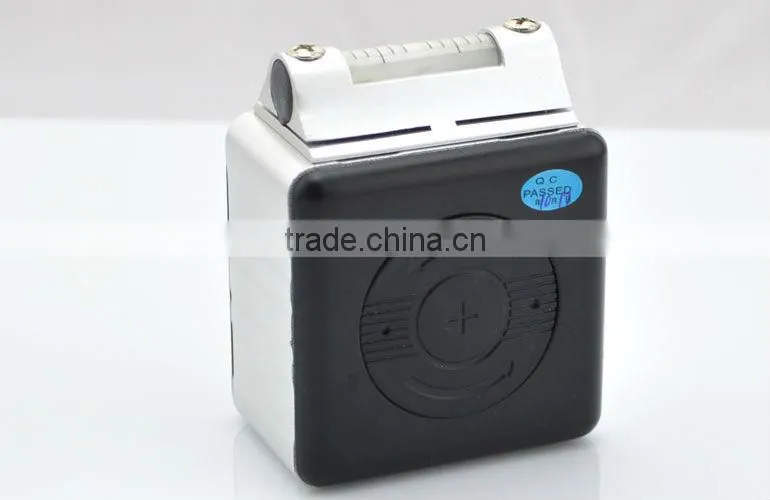 electronic protractor with spirit bubble wheel alignment sensor