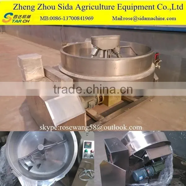 gas type automatic cassava fryer