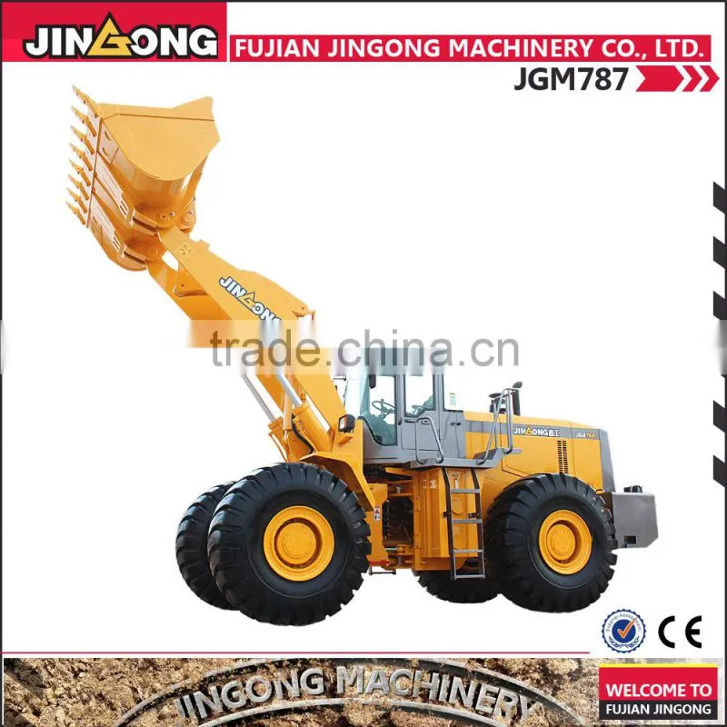 JGM787 Model 5m3 bucket wheel loader equipment machine