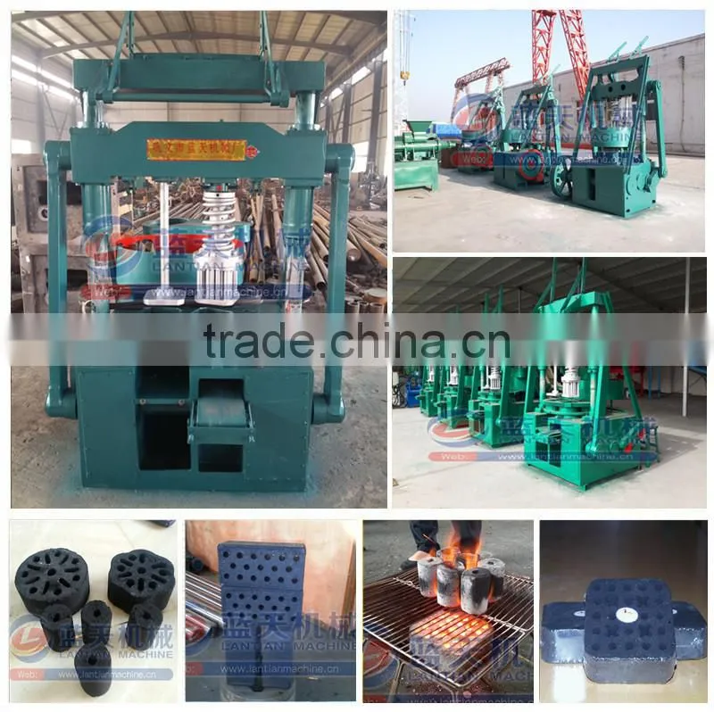 White coal charcoal hookah bbq briquetting machine shisha charcoal briquette machine