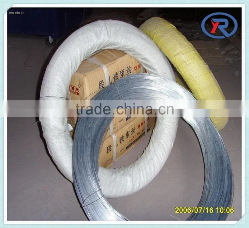 low price electro/hot dip galvanized iron wire made in china