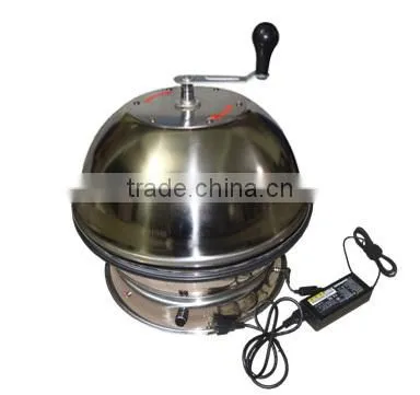 Bowl Hand and Motor Driven hydroponic leaf trimmer with Dome clear PMMA cover