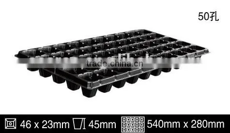 Nursery seeding plate
