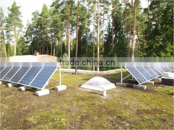concrete base Solar panel mounting kit