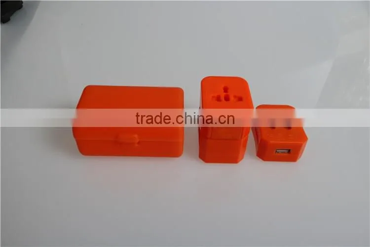 Mini Top Selling Worldwide Unviersal Good Quality Cheap multi travel adapter plug with single USB port
