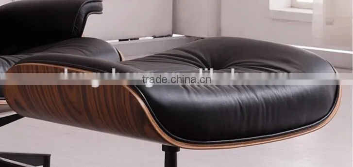 replica lounge chair with bentwood/rosewood/walnut wood