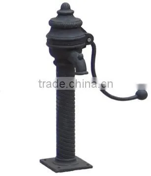 classical style casted grey iron garden decoration Older hand pump