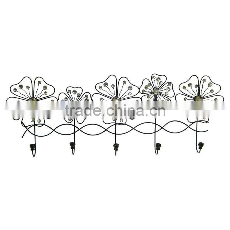 Hot Sell Scroll design iron wire metal hook