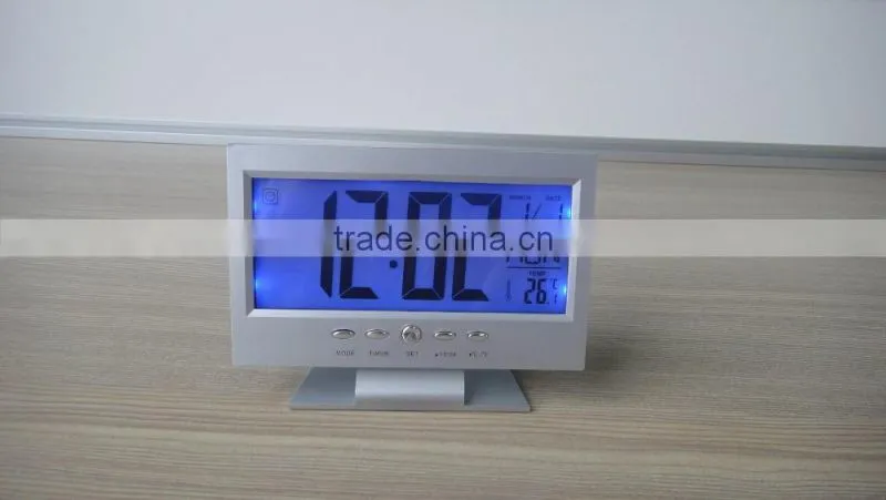 LCD Electronic Temperature Hygrometer with Alarm Clock