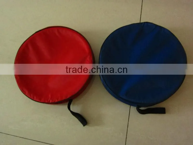 Portable Blue/red water bucket with steel hand