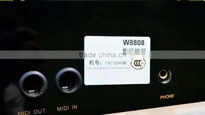 LCD lamp 88-Key console digital piano