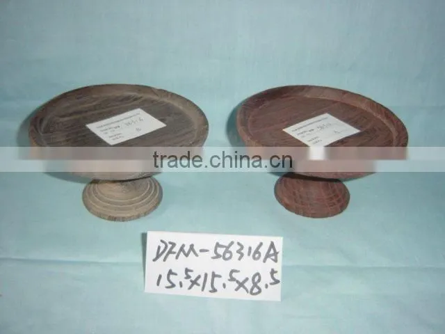unfinished antique wood plates