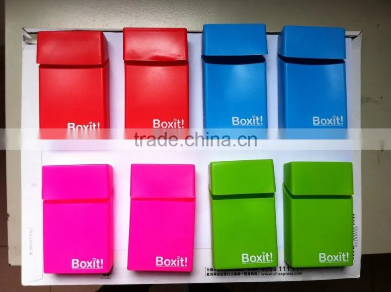 manufacturer offer 16 colors silicone cigarette case,waterproof cigarette case