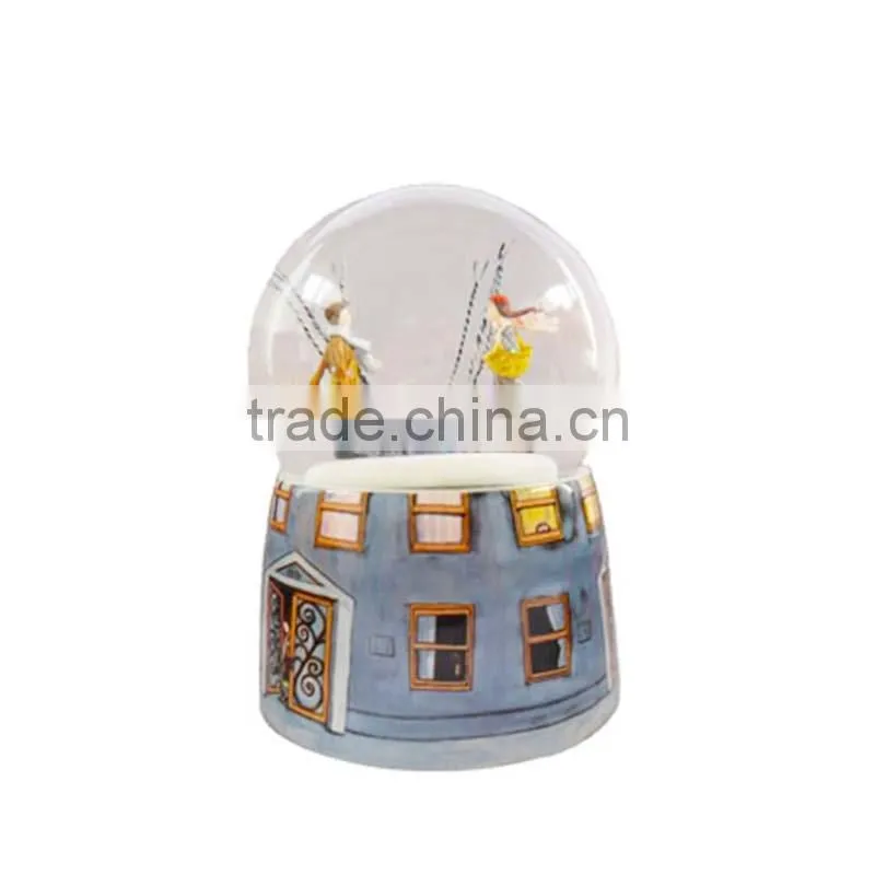 snow globe of polyresin craft