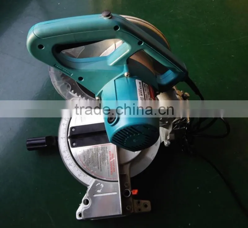 255mm 10in 1650w Power Wood/Aluminum Cutting Cut Off Machine Portable Electric Compound Bench Miter Saw