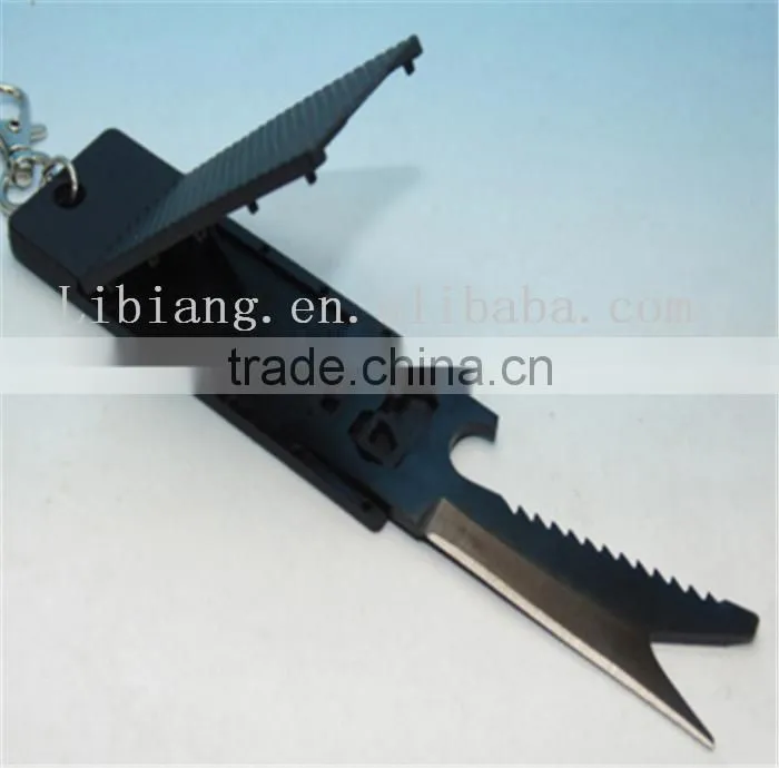 Special gift for men 7-in-1 portable foldable credit card knife