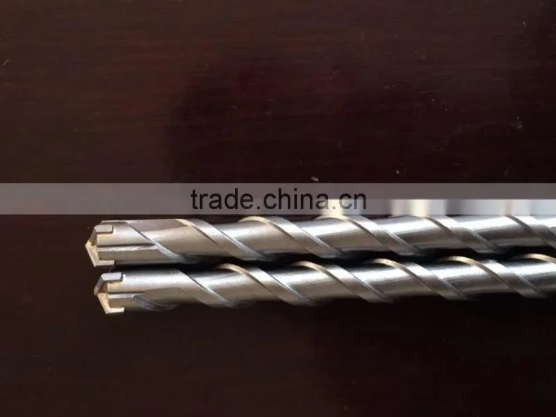 Good quality SDS Plus Hammer Drill Bit, cross tip double flute