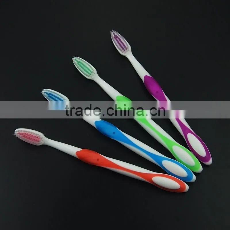 Wholesale disposable toothbrush with new design holder for travel
