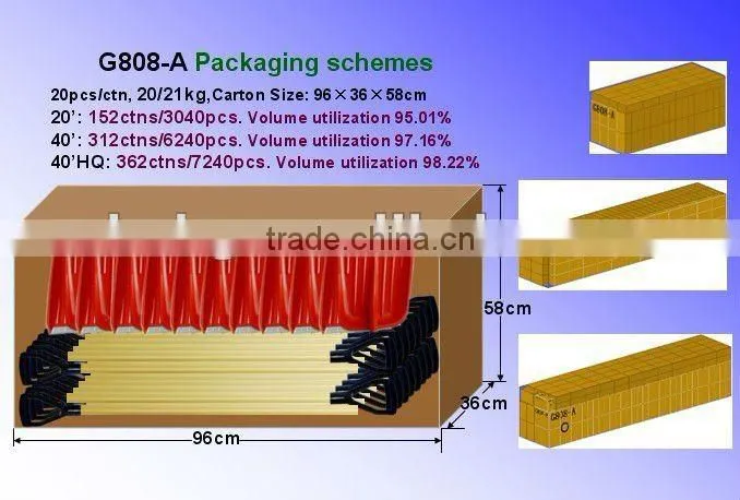 G808-PC Plastic Snow Shovel with materials PC