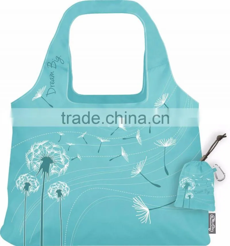 Promotional Foldable Shopping shoulder Reusable Recycle supermarket bags