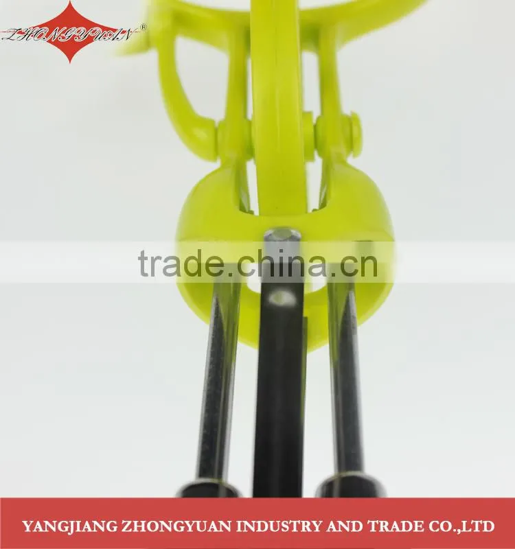 16' Classic Rotary stainless steel egg beater with green pp handle