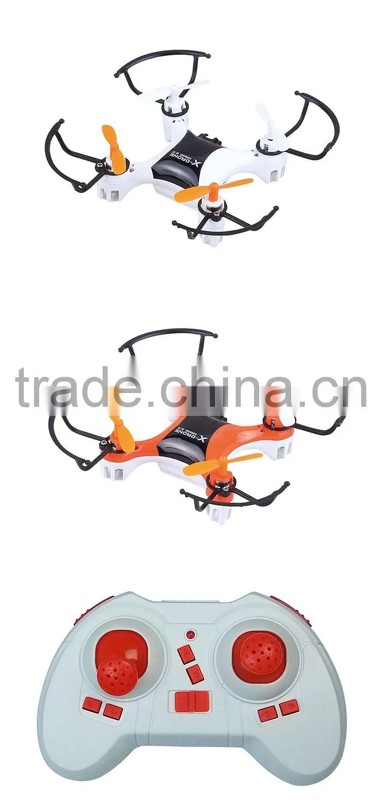 Throw launch capability drone mini with protection ring
