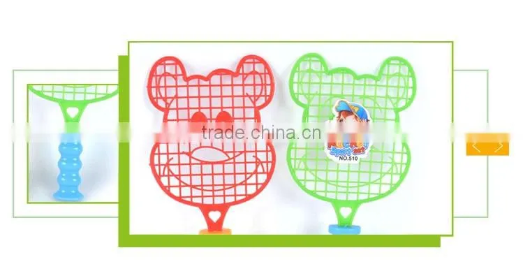 Hot sale kids outdoor cartoon sport toy plastic baby tennis racket