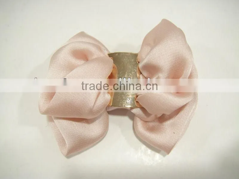 CF0322 Decorative fancy girl pink grosgrain hair bows