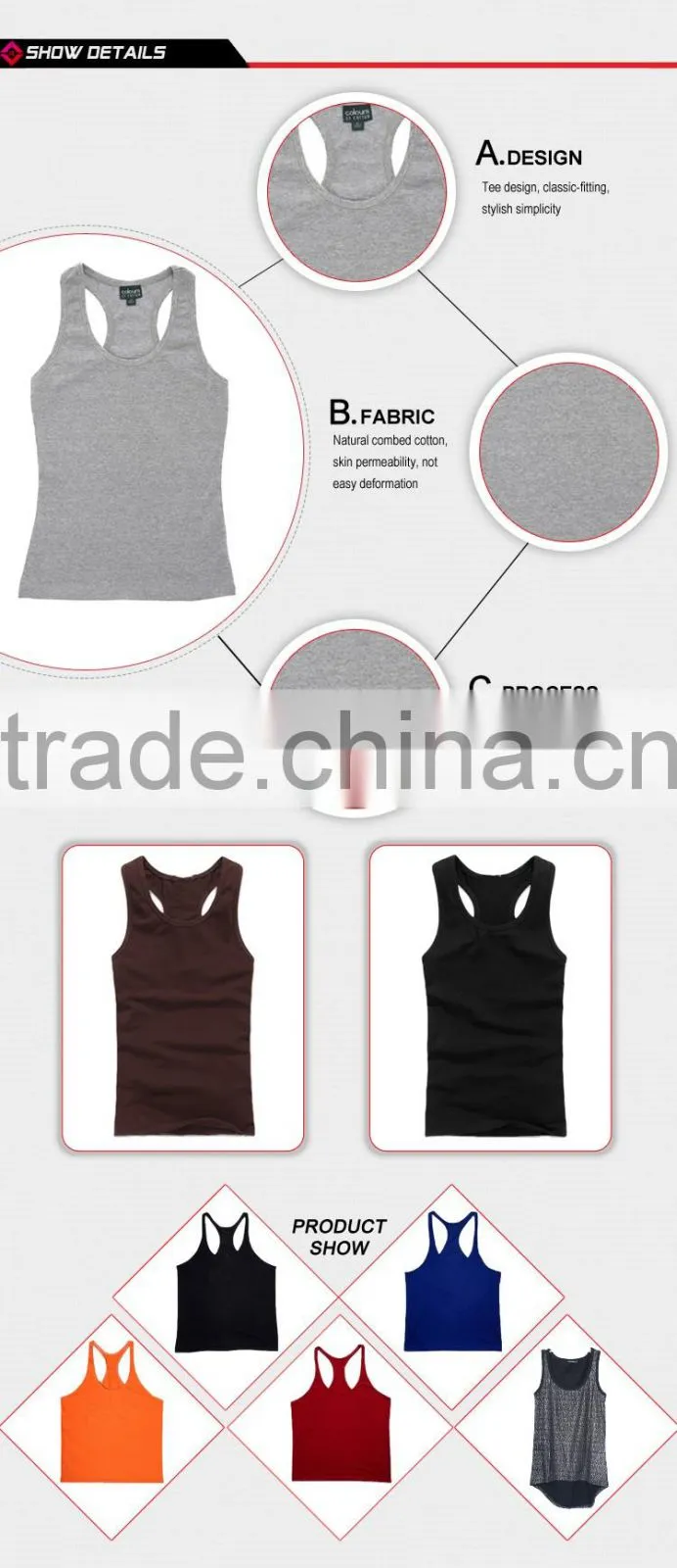 2016 new design and sexy vests and travel vest for men with cheap price vests men in wholesale