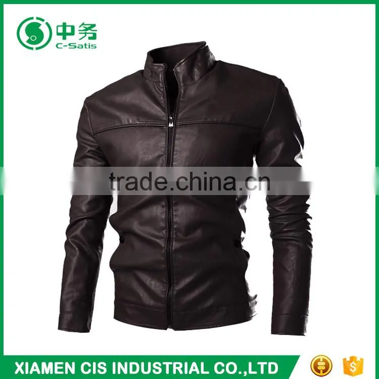 Cheap Price Wholesale Pakistan PU Leather Jackets for Men