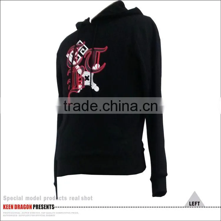 Custom Hoodies 100% Cotton Black Pullover Hoodies China Wholesale Mens Hoodies