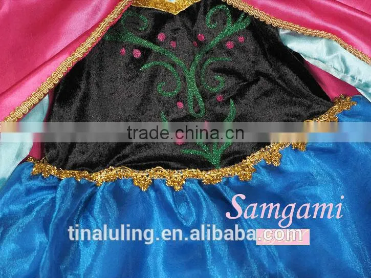 new girls dress costume clothes children dress girls party dress
