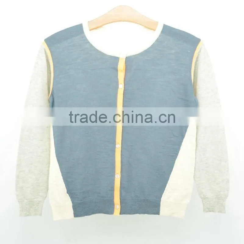 Fashion Sweater Manufacturer Knitting Patterns Children Cardigan Boys Sweater