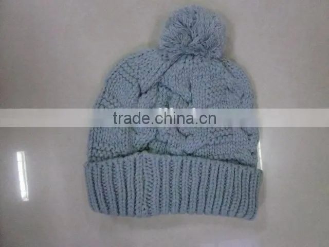 lady handmade knitted cap