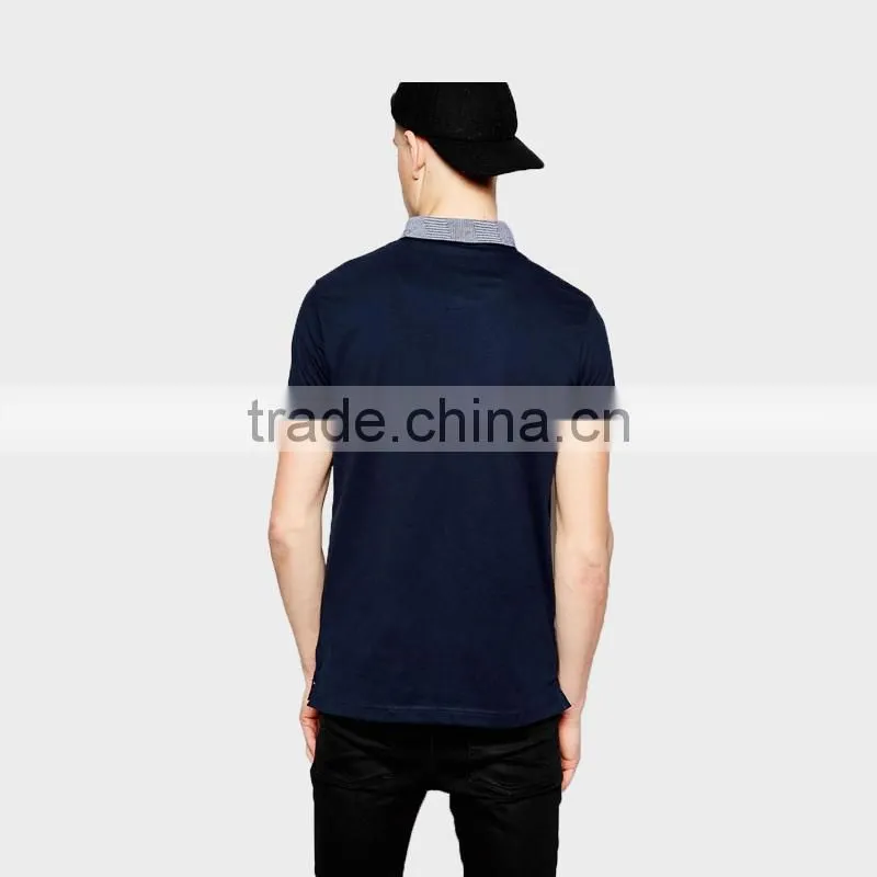 Latest Men's Polo Shirt with Ribbo