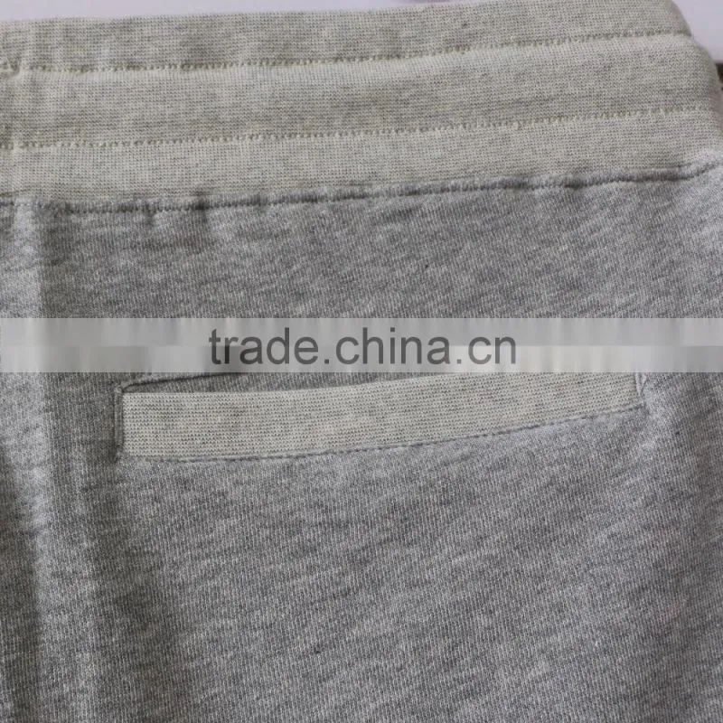 100% cotton short jogging pants for men