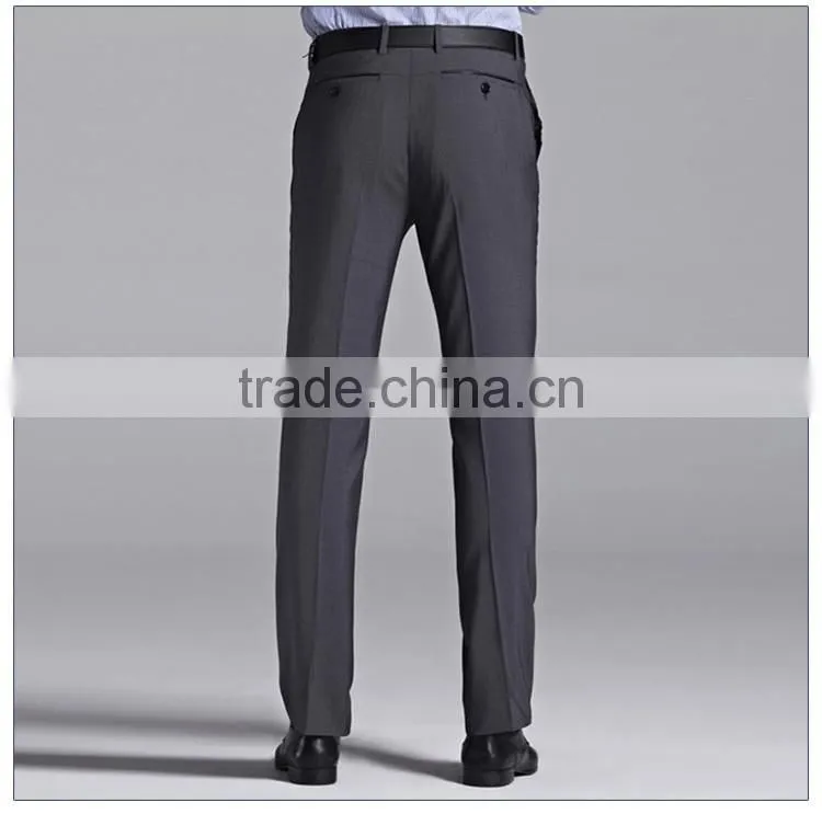 2016 Custom Factory Price Formal Grey Man Pants